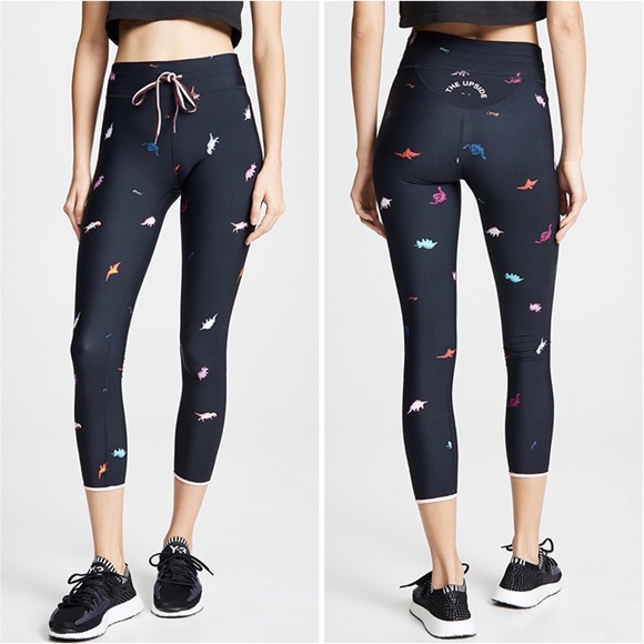 The Upside Good Dinosaur Midi Leggings 